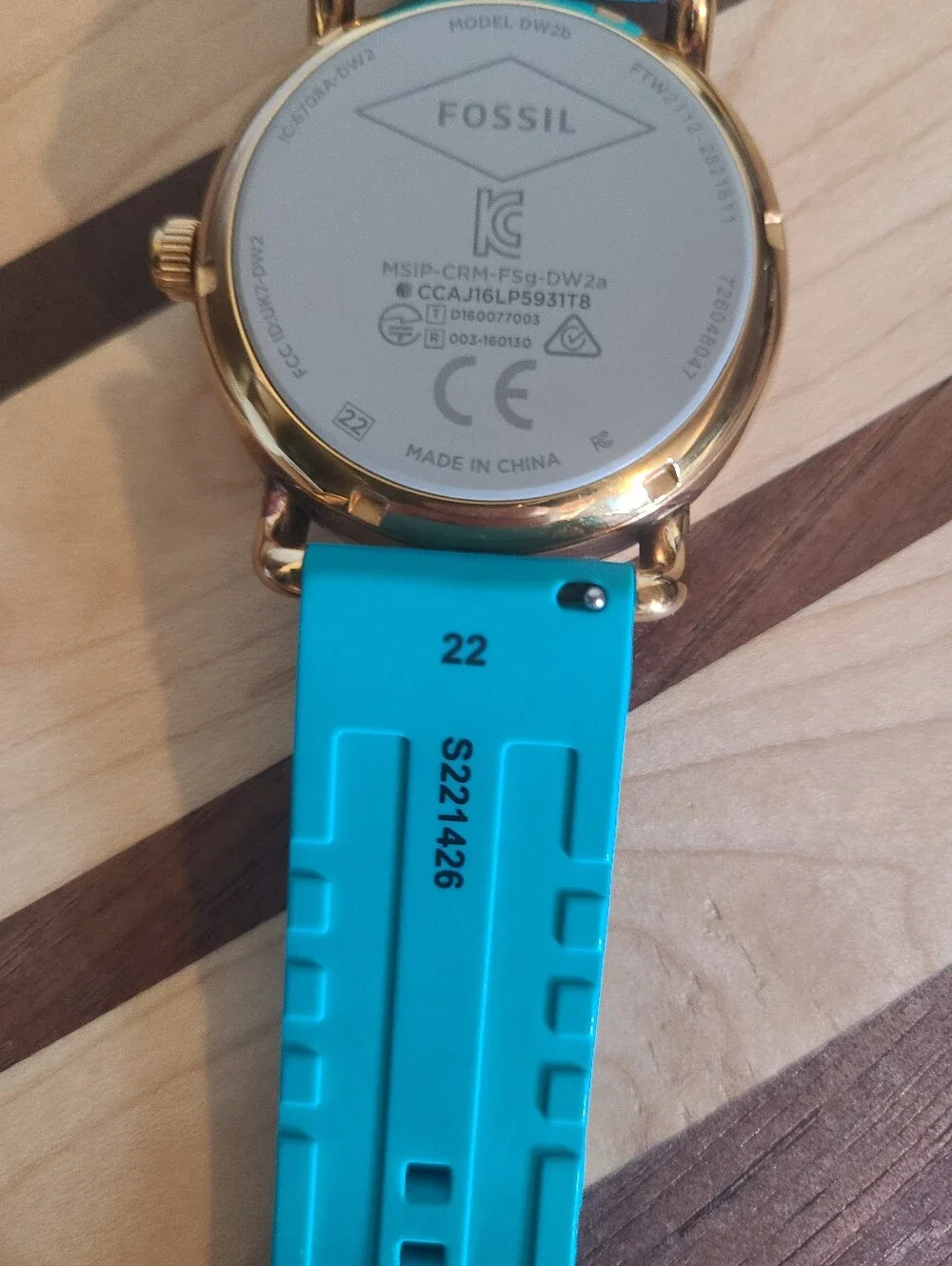 Fossil Q Wander (Gen 2) touchscreen smartwatch.